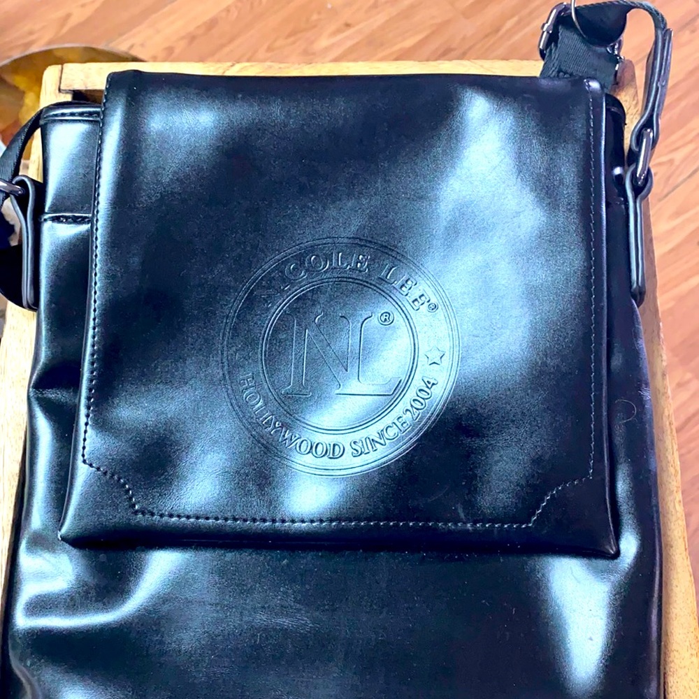 Black leather